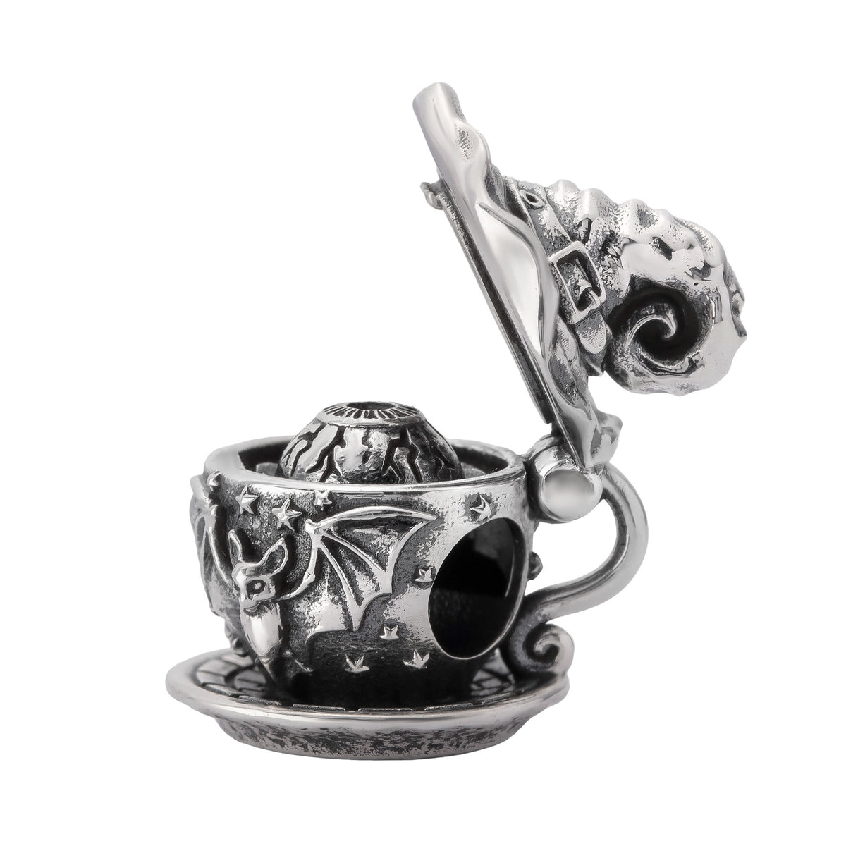 Elfbeads The Witch's Teacup silver sterling-silver Bead by The Alternative Bead. Your official Elfbeads Retailer from Germany