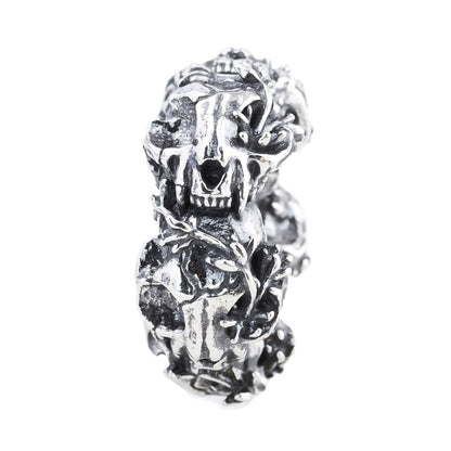  Elfbeads Thyme Skulls Charm by The Alternative Bead 