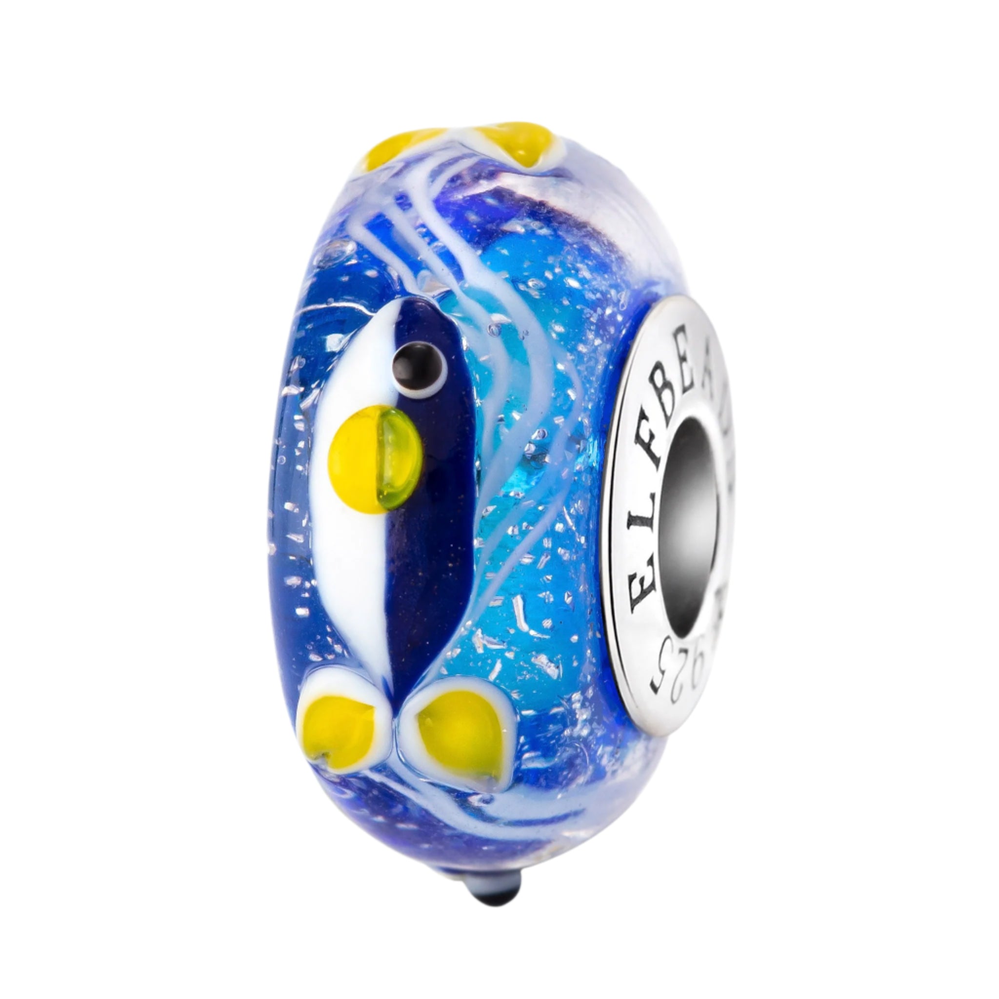 Elfbeads Tide Glider blue glass Bead by The Alternative Bead. Your official Elfbeads Retailer from Germany