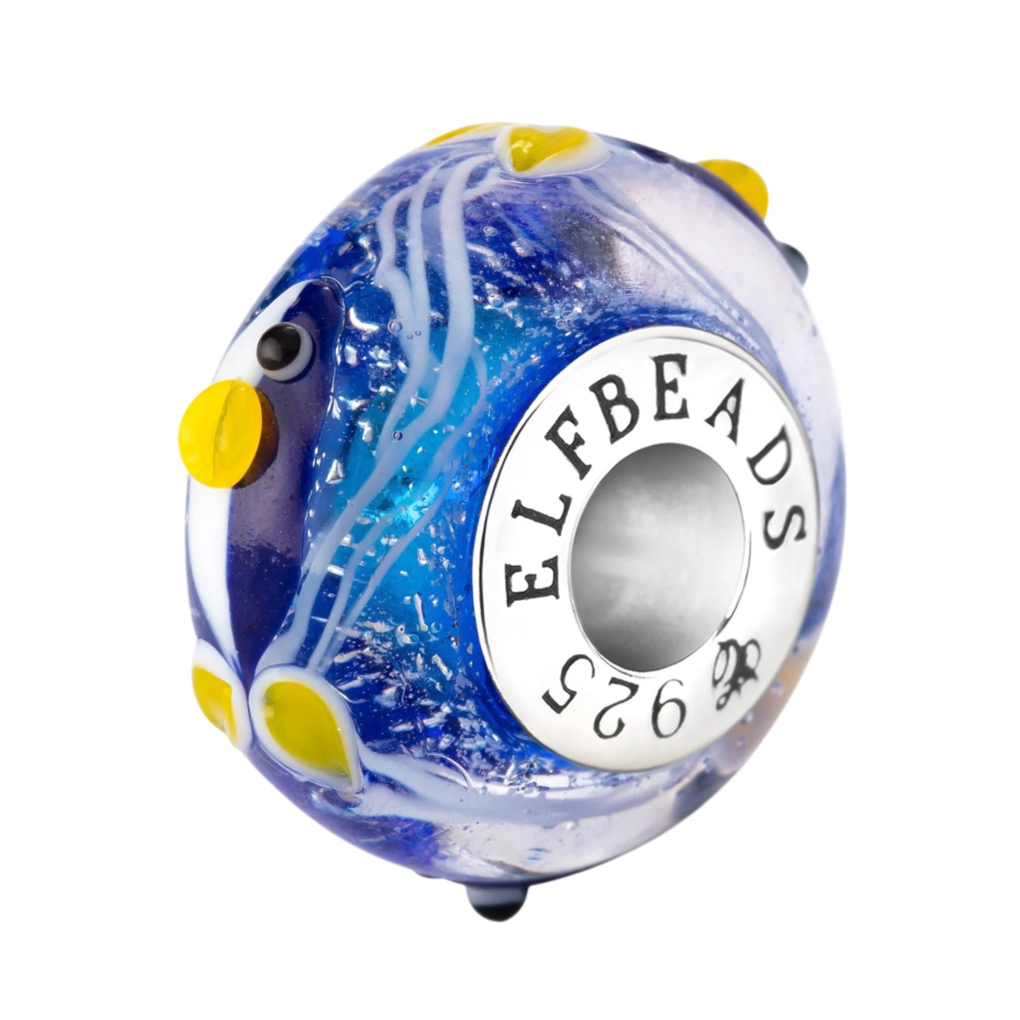 Elfbeads Tide Glider blue glass Bead by The Alternative Bead. Your official Elfbeads Retailer from Germany