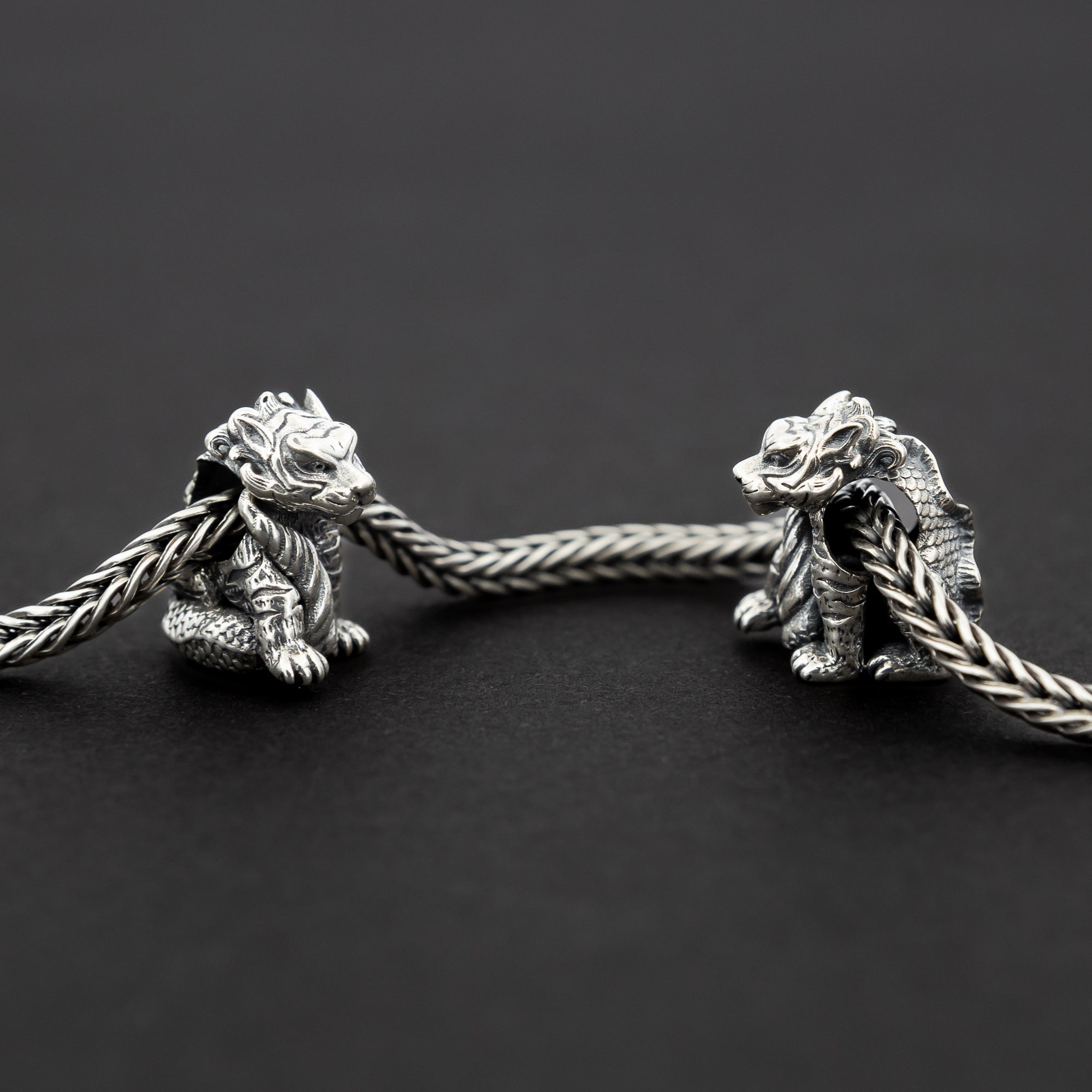 Elfbeads Tiger-Dragon silver sterling-silver Bead by The Alternative Bead. Your official Elfbeads Retailer from Germany