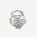 Praan Time In Music Charms silver mother-of-pearl Bead by The Alternative Bead. Your official Praan Retailer from Germany