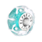 Elfbeads Totem of Ocean Spirits Starlight blue; glow-in-the-dark glass Bead by The Alternative Bead. Your official Elfbeads Retailer from Germany