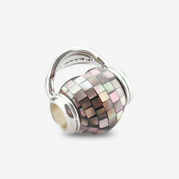 Praan Travis Time In Music Charms brown mother-of-pearl Bead by The Alternative Bead. Your official Praan Retailer from Germany