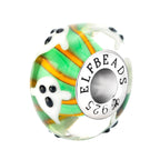 Elfbeads Trickster Ghosts LE orange; green glass Bead by The Alternative Bead. Your official Elfbeads Retailer from Germany