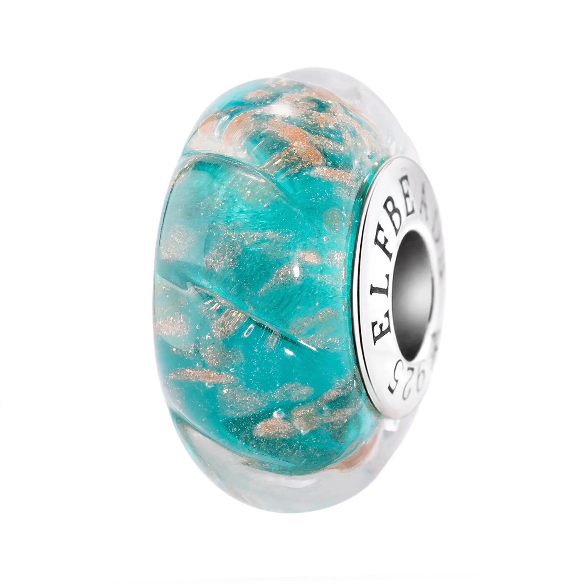 Elfbeads Tropical Bay Waves blue glass Bead by The Alternative Bead. Your official Elfbeads Retailer from Germany