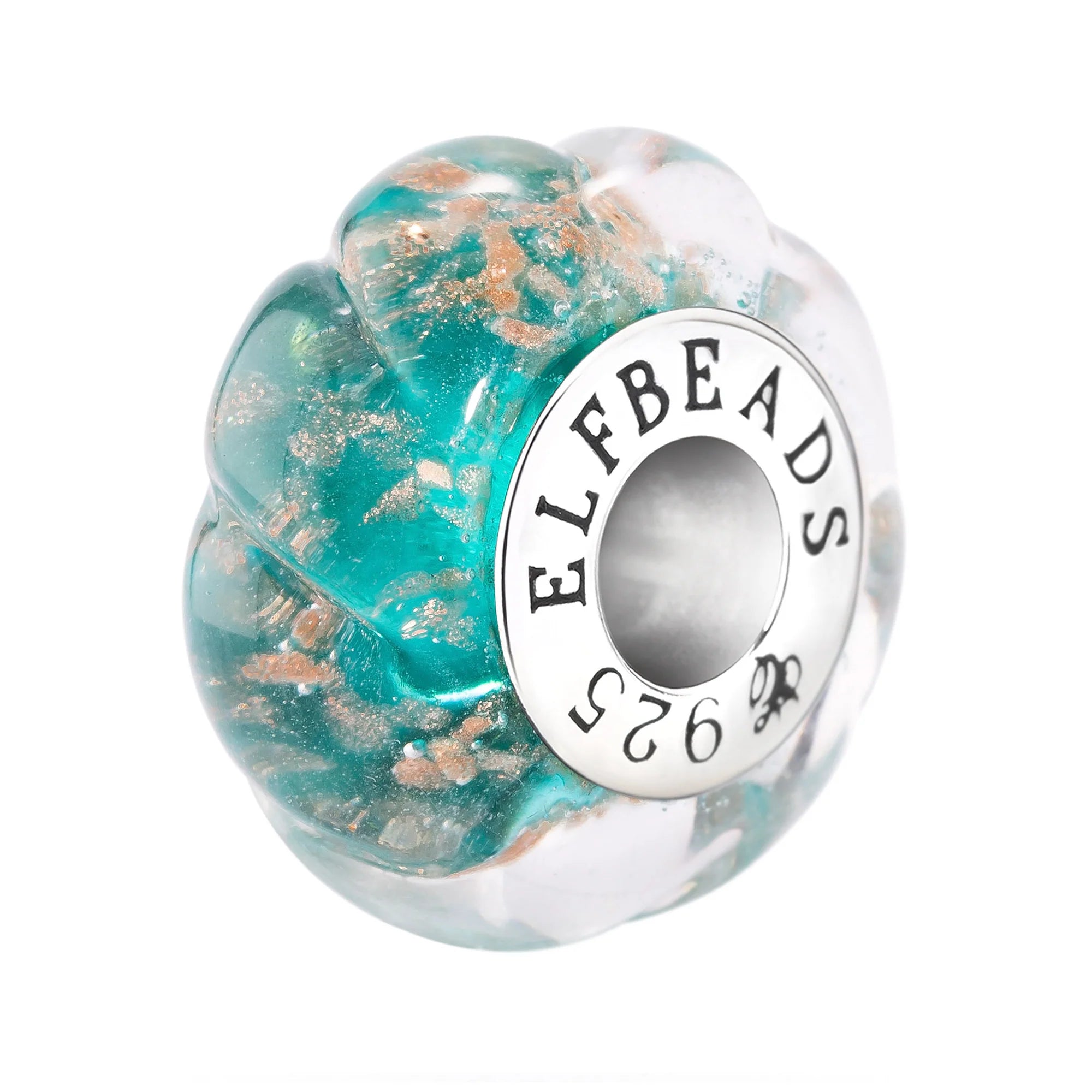 Elfbeads Tropical Bay Waves blue glass Bead by The Alternative Bead. Your official Elfbeads Retailer from Germany