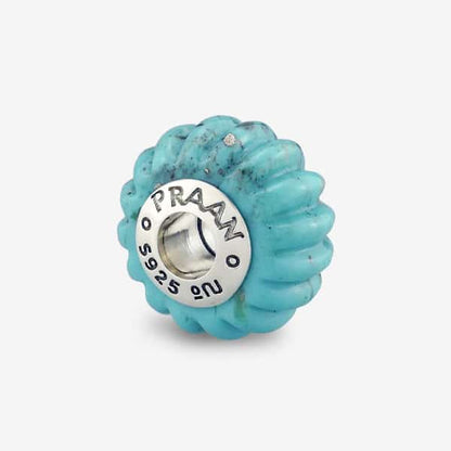 Turquoise Craved Charm D