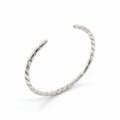 Praan Twisted Bangle silver sterling-silver Bangle by The Alternative Bead. Your official Praan Retailer from Germany