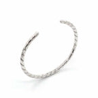 Praan Twisted Bangle silver sterling-silver Bangle by The Alternative Bead. Your official Praan Retailer from Germany