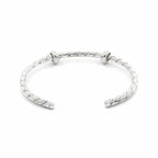 Praan Twisted Bangle silver sterling-silver Bangle by The Alternative Bead. Your official Praan Retailer from Germany
