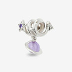 Praan Universe star charm silver; purple sterling-silver Bead by The Alternative Bead. Your official Praan Retailer from Germany