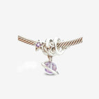 Praan Universe star charm silver; purple sterling-silver Bead by The Alternative Bead. Your official Praan Retailer from Germany
