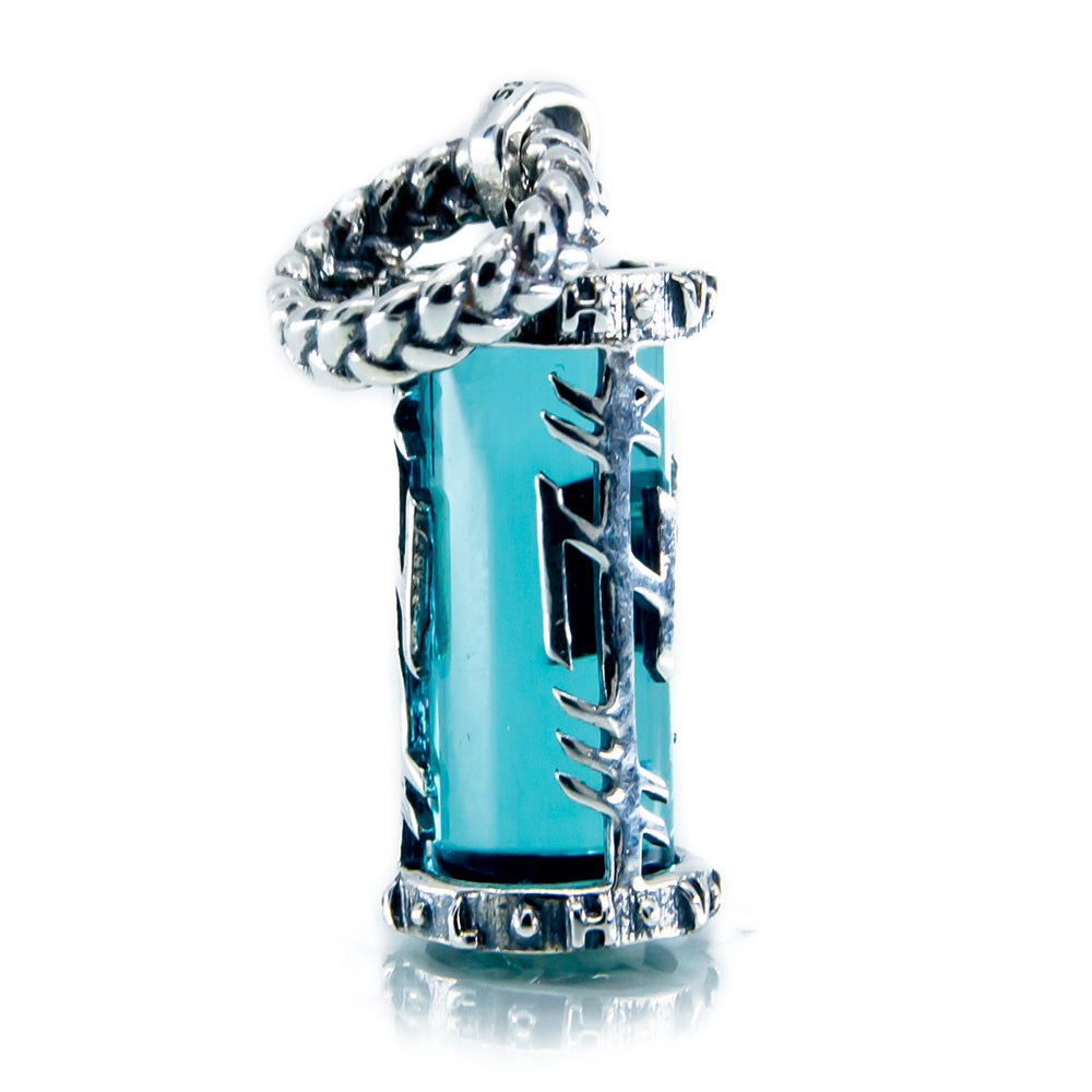 Aurora Charm Valhalla Viking Charm silver; blue sterling-silver; glass Dangle by The Alternative Bead. Your official Aurora Charm Retailer from Germany