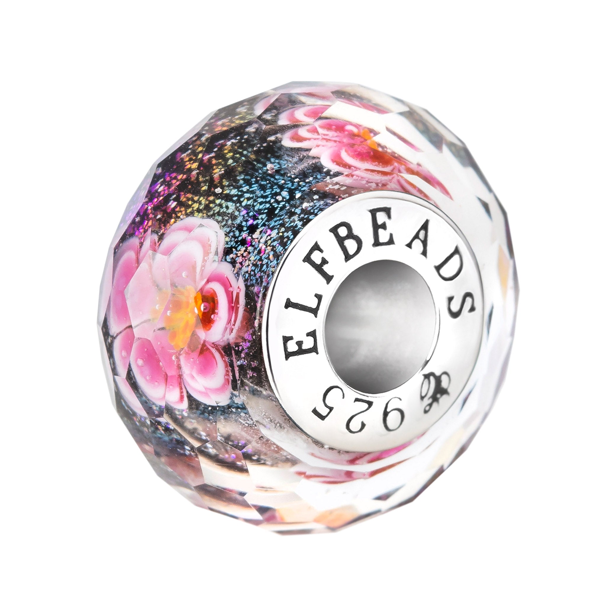 Elfbeads Velvet Kiss Blossom Fractal pink; floral glass Bead by The Alternative Bead. Your official Elfbeads Retailer from Germany