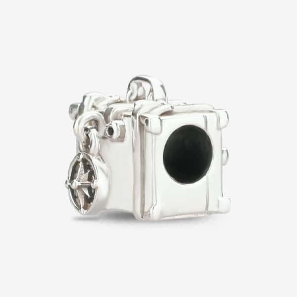 Praan Vintage Suitcase Charm silver sterling-silver Bead by The Alternative Bead. Your official Praan Retailer from Germany