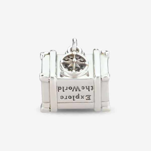 Praan Vintage Suitcase Charm silver sterling-silver Bead by The Alternative Bead. Your official Praan Retailer from Germany
