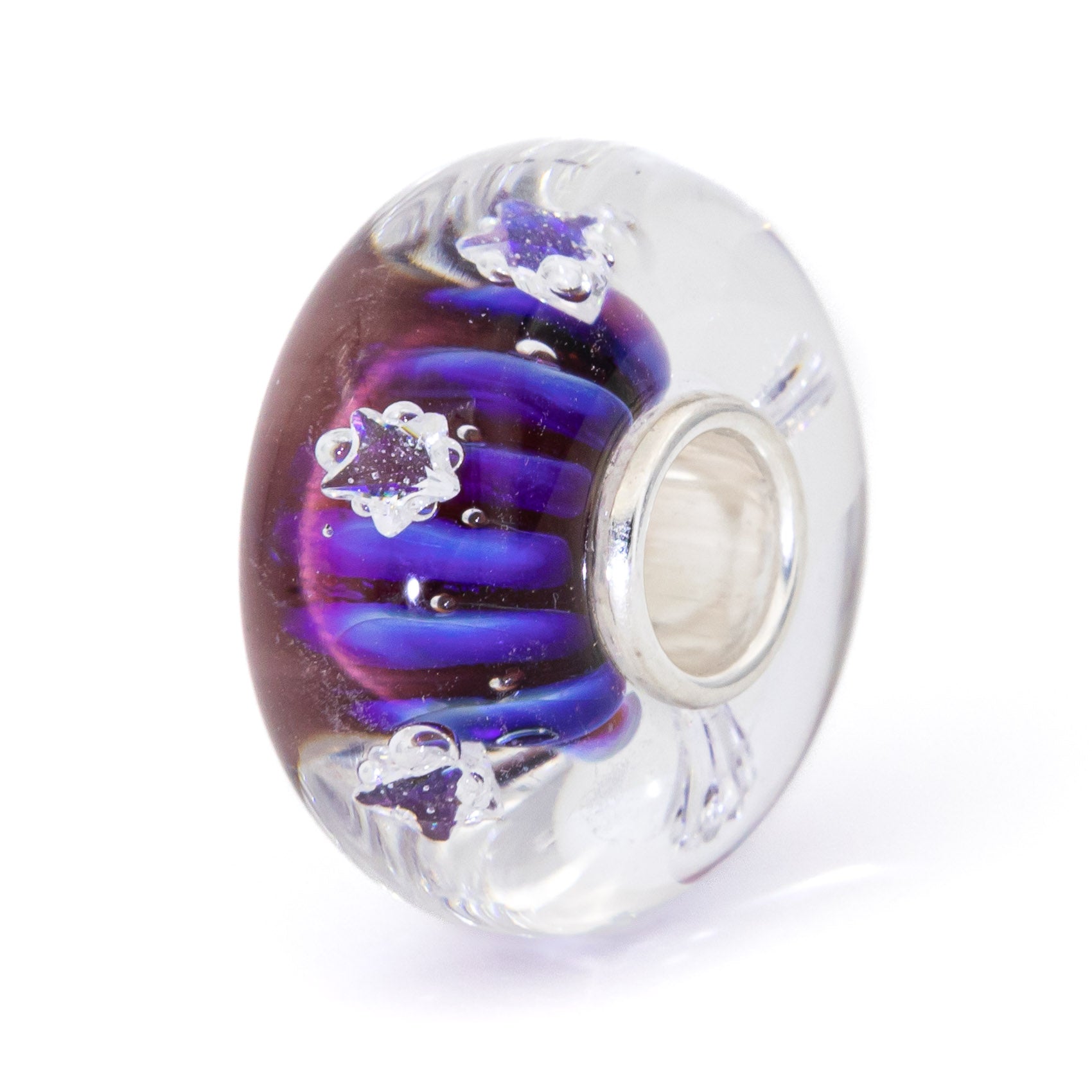  Elfbeads Violet Cosmic Stars Charm by The Alternative Bead 