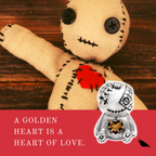 Black Raven Beads Voodoo Love Doll LE sterling-silver and gold Charm by The Alternative Bead. Your official Black Raven Beads Retailer from Germany
