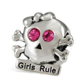 OHM Beads Girls Rule (Retired) (WHA012)  sterling-silver Bead The Alternative Bead