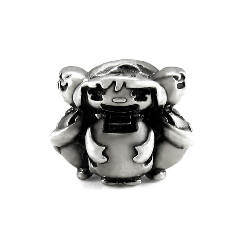 OHM Beads Happy Boys & Girls (Retired) (WHB031)  sterling-silver Bead The Alternative Bead