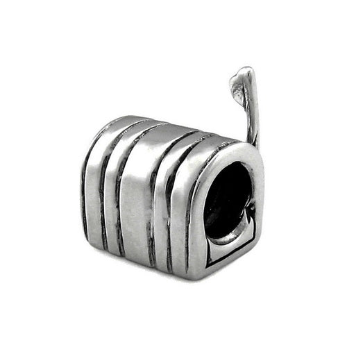 OHM Beads Mailbox (Retired) (WHB066)  sterling-silver Bead The Alternative Bead