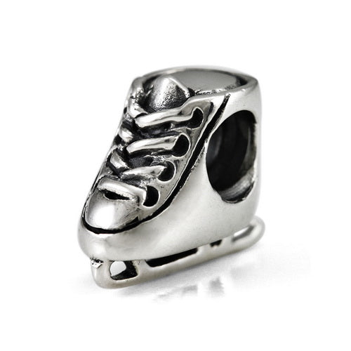 OHM Beads Ice Skate (Retired) (WHB068)  sterling-silver Bead The Alternative Bead