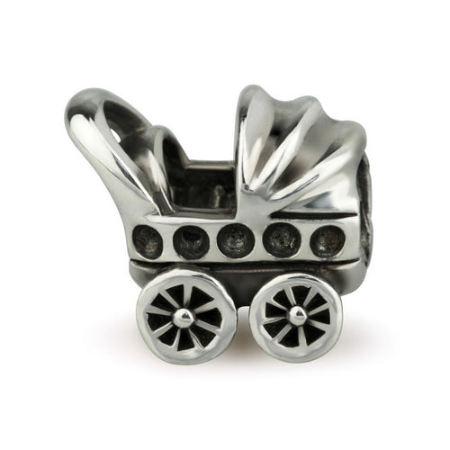 OHM Beads Baby Carriage (Retired) (WHB070)  sterling-silver Bead The Alternative Bead