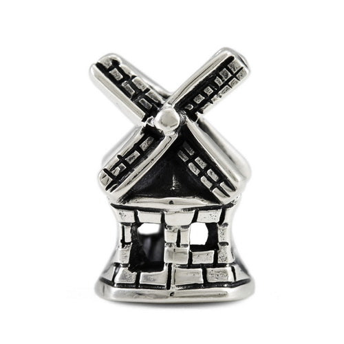 OHM Beads Windmill (Retired) (WHB105)  sterling-silver Bead The Alternative Bead