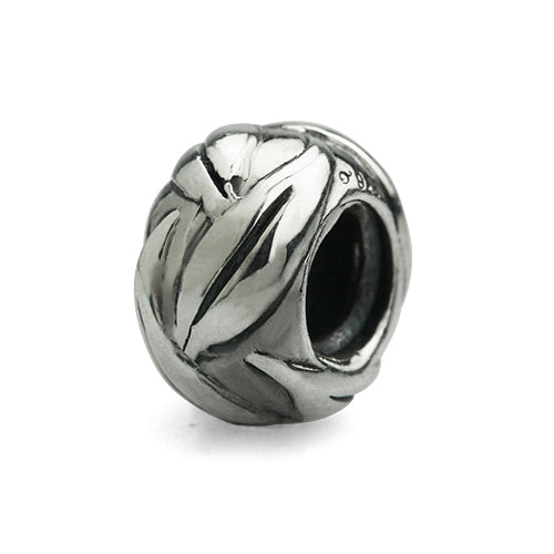 OHM Beads Eucalyptus Leaf (WHQ029)  sterling-silver Bead The Alternative Bead