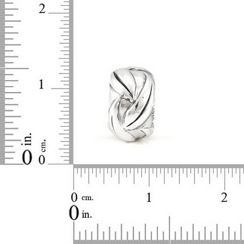 OHM Beads Eucalyptus Leaf (WHQ029)  sterling-silver Bead The Alternative Bead