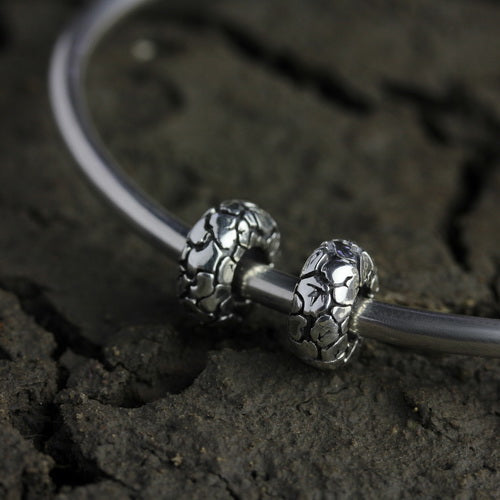 OHM Beads Earth-ish  sterling-silver Bead The Alternative Bead