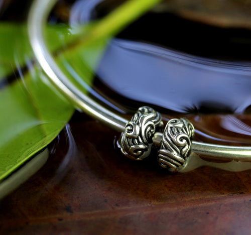 OHM Beads Water-ish  sterling-silver Bead The Alternative Bead