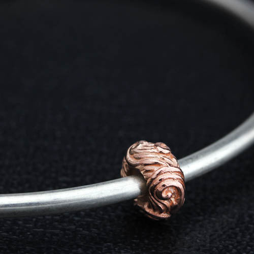 OHM Beads Water-ish (Blush) (WHC003R)  sterling-silver Bead The Alternative Bead