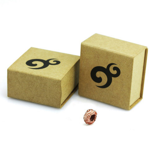 OHM Beads Water-ish (Blush) (WHC003R)  sterling-silver Bead The Alternative Bead