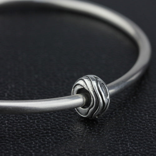 OHM Beads Wood-ish  sterling-silver Bead The Alternative Bead