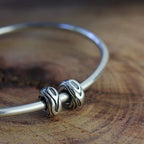 OHM Beads Wood-ish  sterling-silver Bead The Alternative Bead