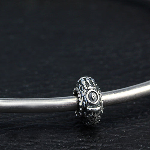 OHM Beads Tesla Coil-ish  sterling-silver Bead The Alternative Bead