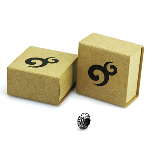 OHM Beads Tesla Coil-ish  sterling-silver Bead The Alternative Bead