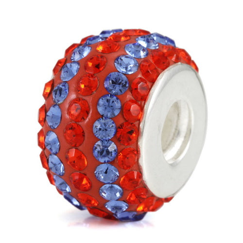 OHM Beads Team Colors (Retired) (WHD10705)  sterling-silver Bead The Alternative Bead