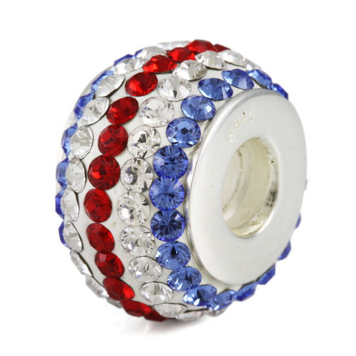 OHM Beads Team Colors (Retired) (WHD10705)  sterling-silver Bead The Alternative Bead