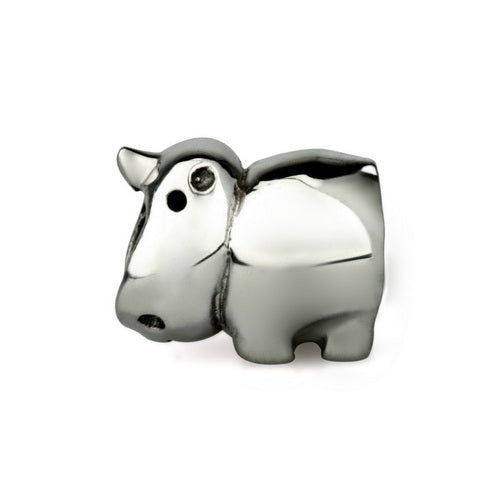 OHM Beads Baby Rhinoceros (Retired)  sterling-silver Bead The Alternative Bead
