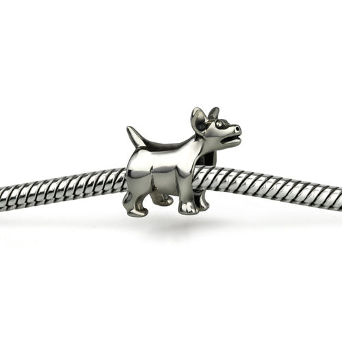 OHM Beads Chihuahua (Retired) (WHF052)  sterling-silver Bead The Alternative Bead