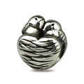 OHM Beads Love Birds (Retired) (WHF057)  sterling-silver Bead The Alternative Bead