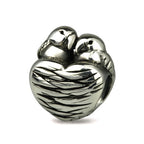 OHM Beads Love Birds (Retired) (WHF057)  sterling-silver Bead The Alternative Bead