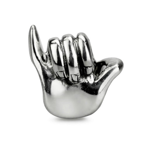 OHM Beads Hang Loose (Retired) (WHI033)  sterling-silver Bead The Alternative Bead