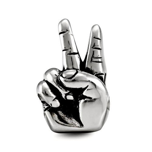 OHM Beads Peace (Retired) (AAM916)  sterling-silver Bead The Alternative Bead