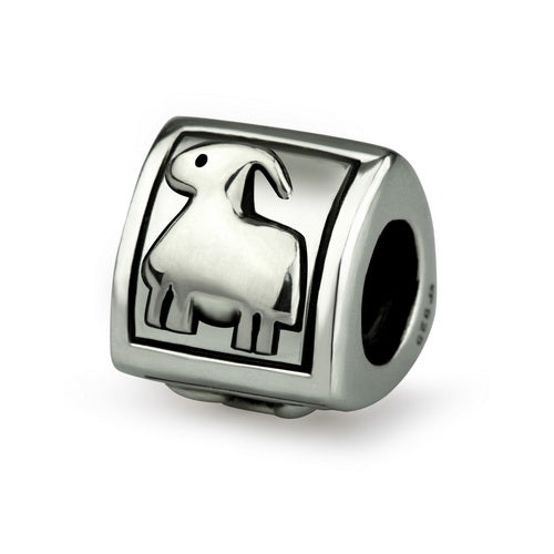 OHM Beads Aries (Retired) (AAO003)  sterling-silver Bead The Alternative Bead