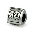OHM Beads Gemini (Retired) (AAO005)  sterling-silver Bead The Alternative Bead
