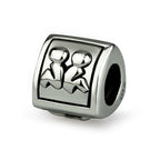 OHM Beads Gemini (Retired) (AAO005)  sterling-silver Bead The Alternative Bead
